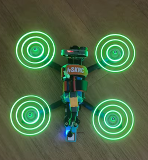 Drone Battery Strap - 2 ペア Gemfan 51433L 5.1 インチ月光