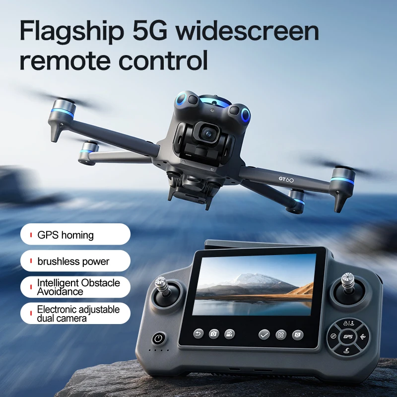 GT60 4K/6K/8Kカメラ搭載GPSドローン – 5G - Drone Gps Mount のレビューと価格