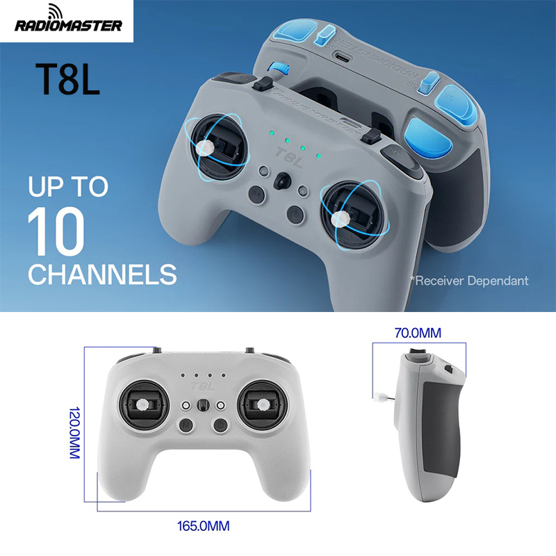 RadioMaster T8L ラジオコントローラー M2  - Drone Gimbal のレビューと価格