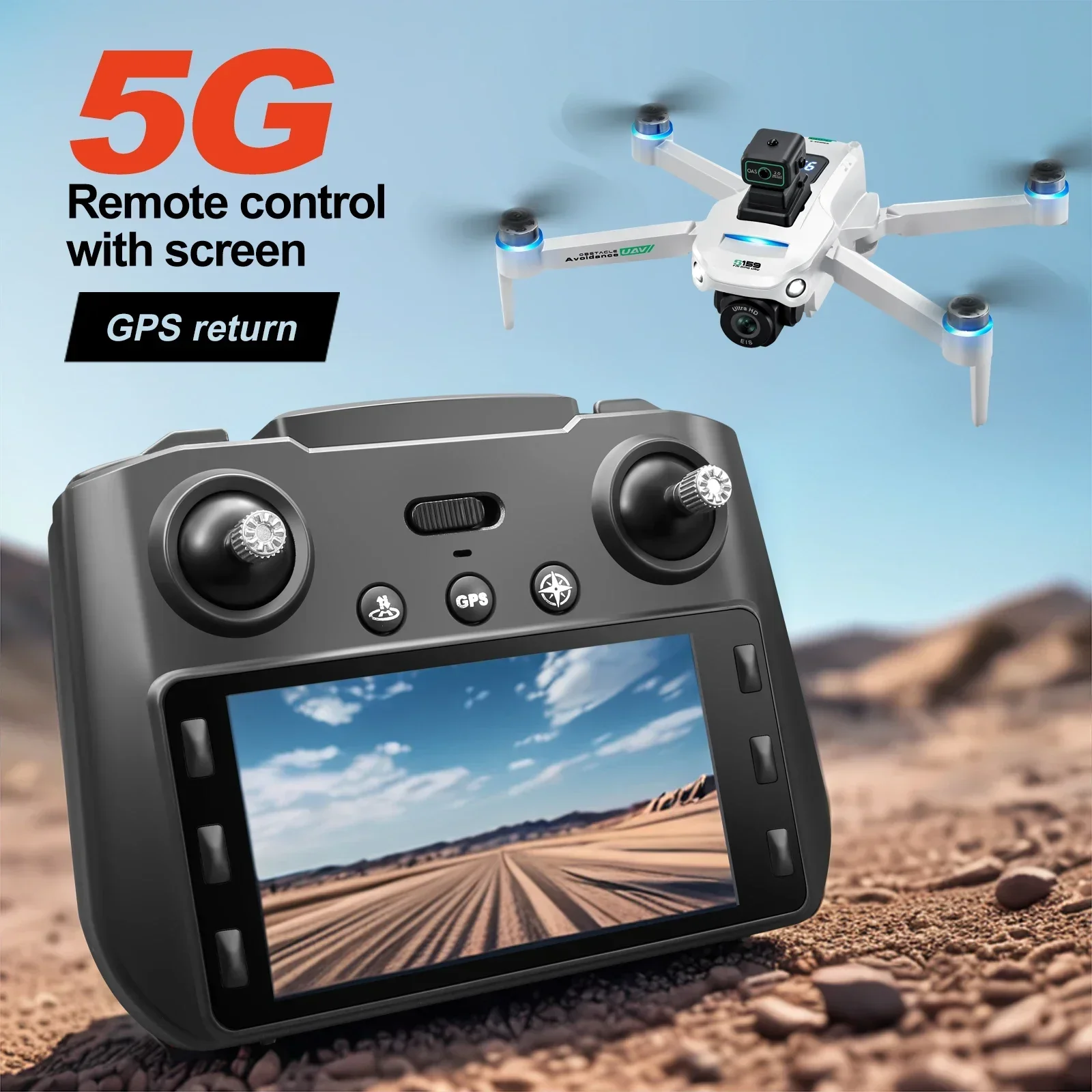 S159 GPSドローン、HDデュアルカメラ搭載プロフェッシ - Drone Gps Mount のレビューと価格